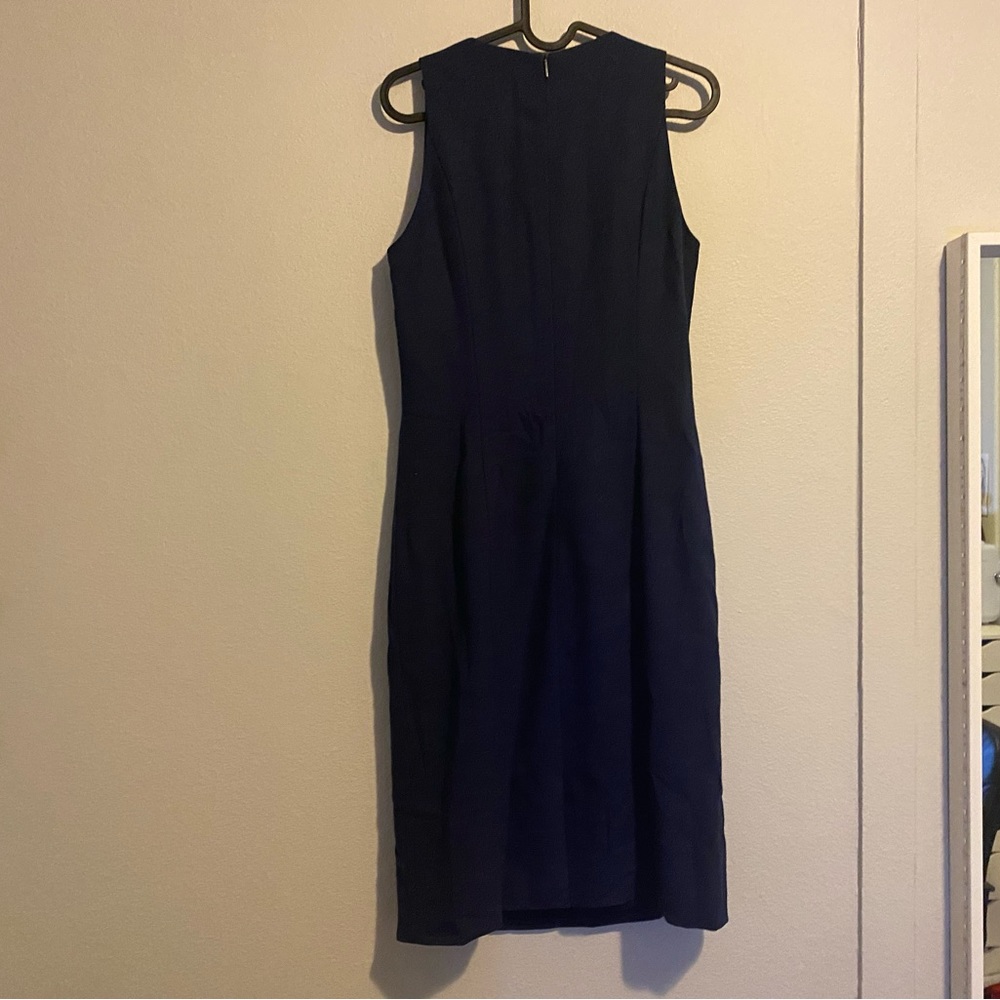 Boss Navy blue Sleeveless dress - Picture 2 of 5